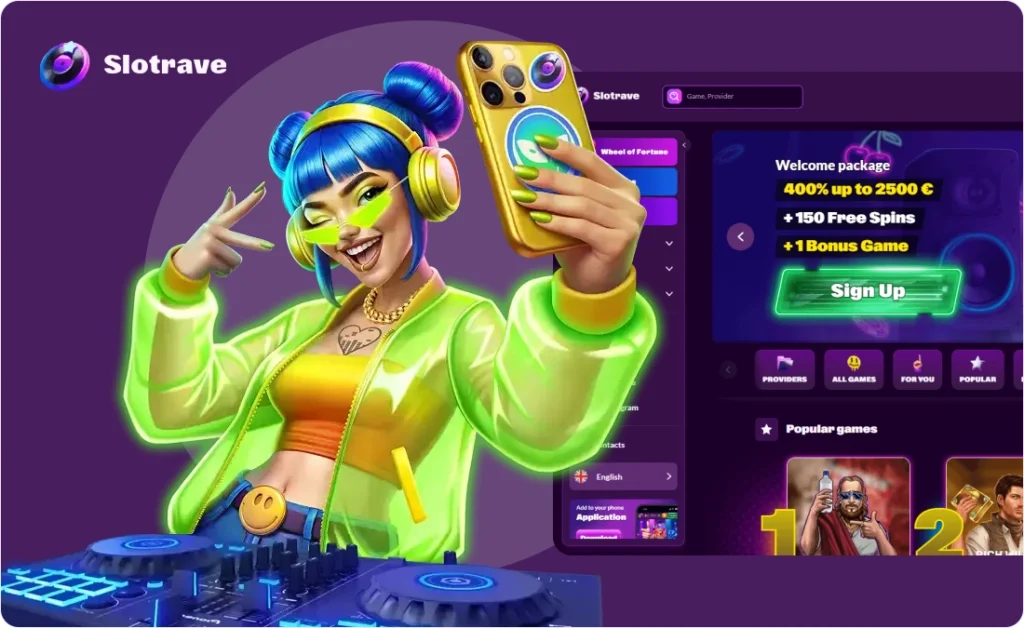 SlotRave Welcome Bonus 