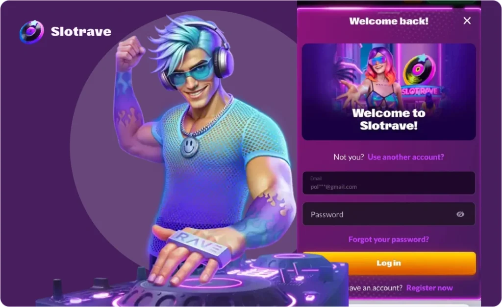 SlotRave Casino Login